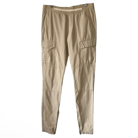 Fear of God Other - Fear of God Men’s Khaki Elastic Waist Pull On Zip Ankle Joggers- Size Medium